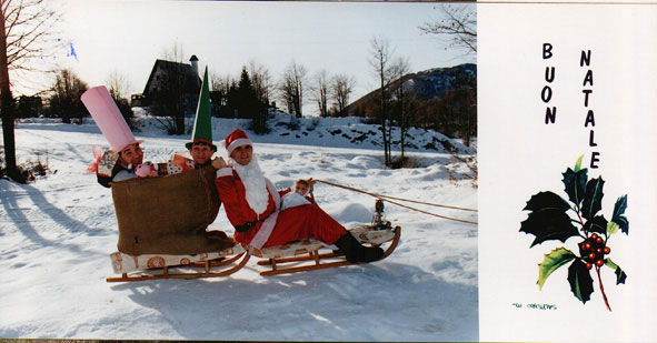 Un Babbo Natale carico di bei .. pacchi !!